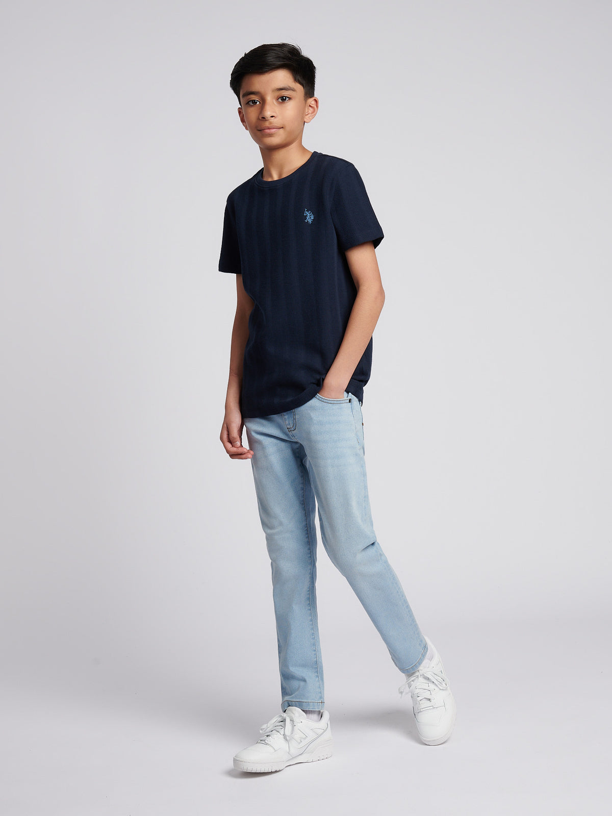 Boys Classic Fit Jean Mid Wash