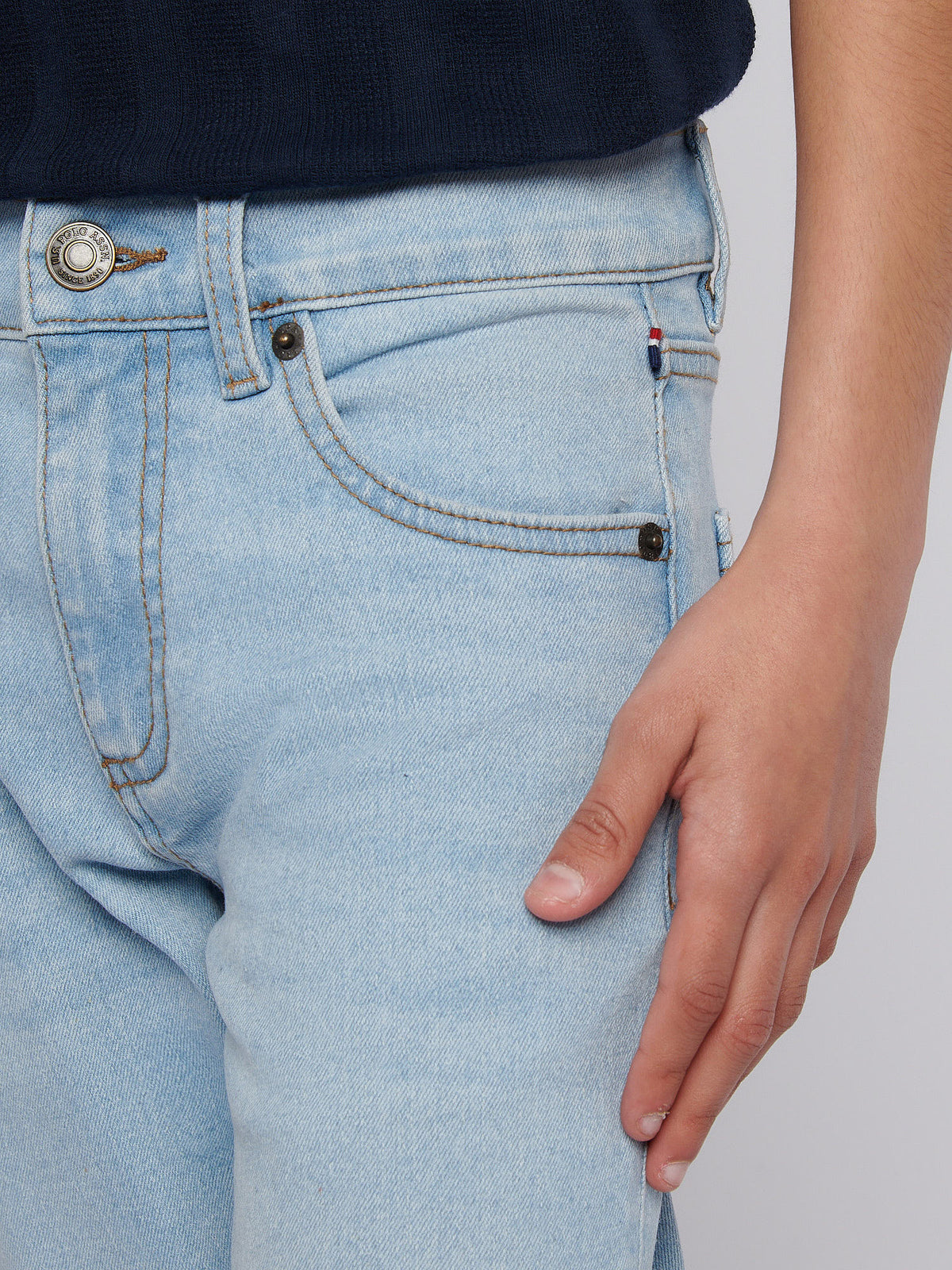 Boys Classic Fit Jean Mid Wash