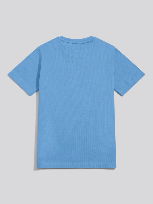 Boys Vertical Texture T-Shirt Riviera
