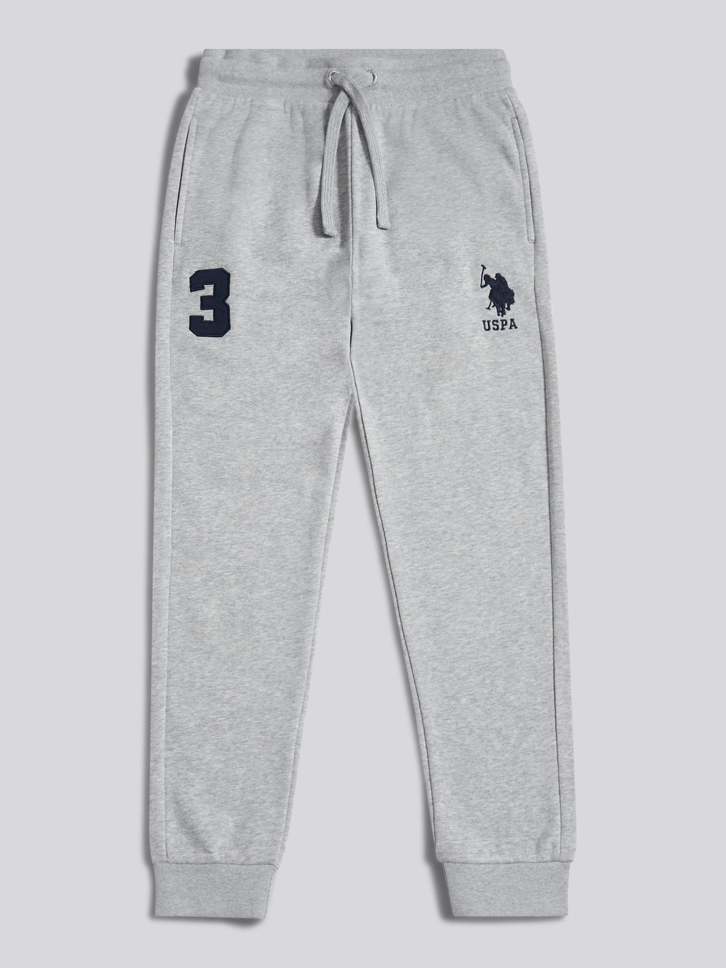 Boys Player 3 Loopback Jogger Mid Grey Marl