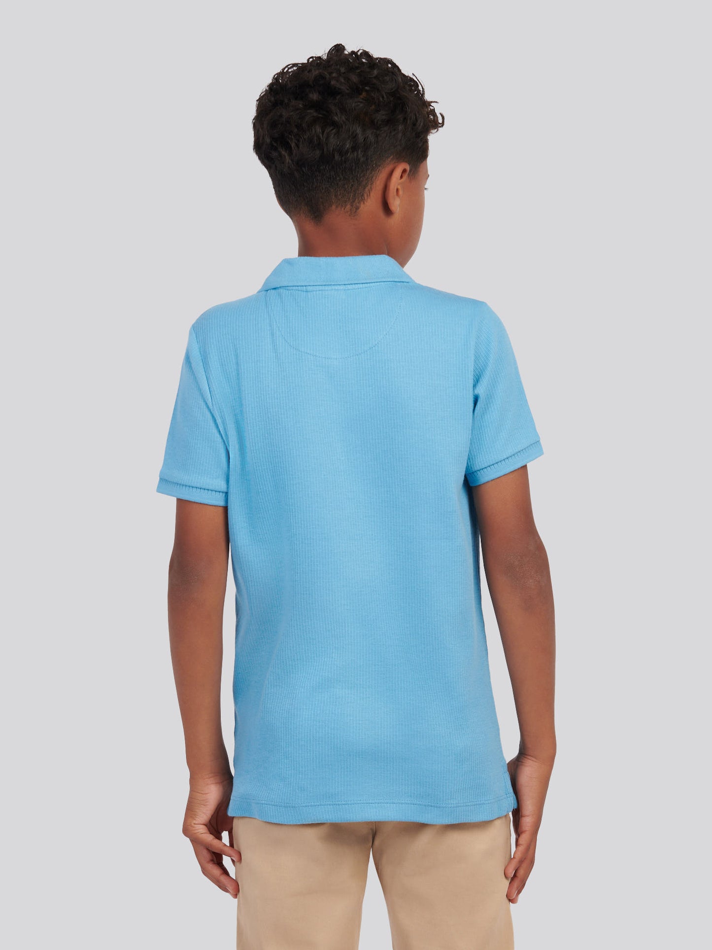 Pionowa tekstura Polo Heritage Blue