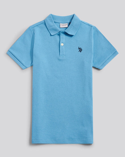 Pionowa tekstura Polo Heritage Blue
