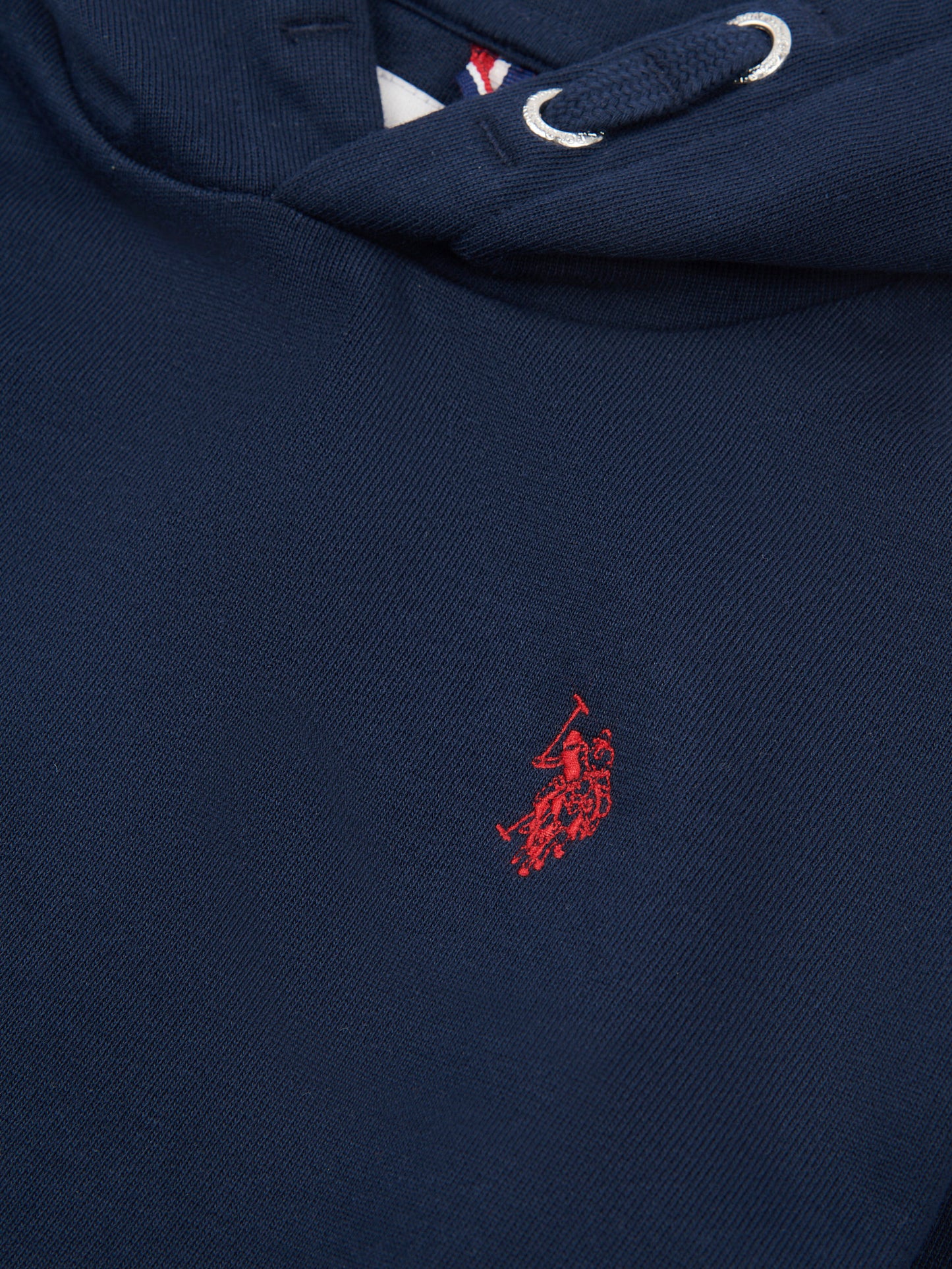 Chłopcy Double Horsemen Hoodie w ciemnym szafirowym granatowym/haute Red Dhm