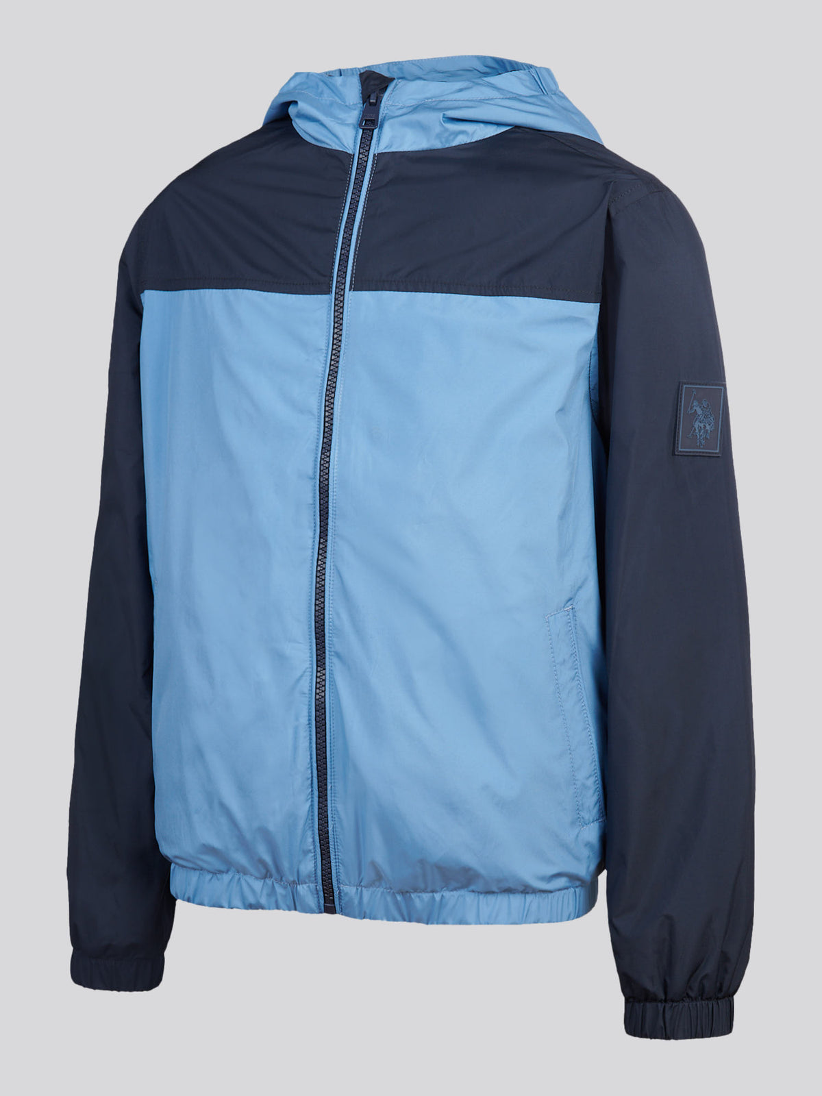Boys Contrast Panelled Windbreaker Jacket Riviera
