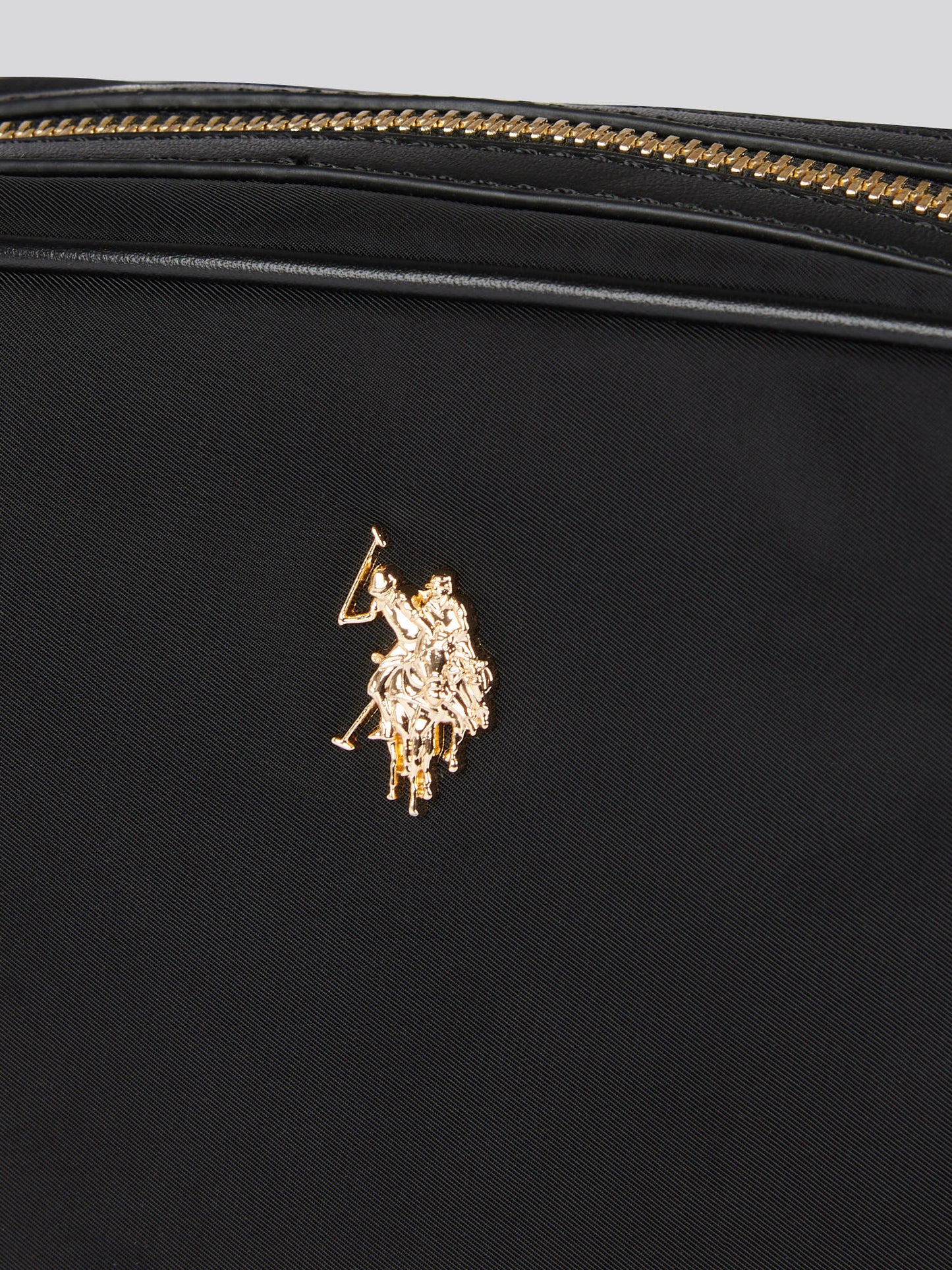 Houston Crossbody poliester/pu czarny