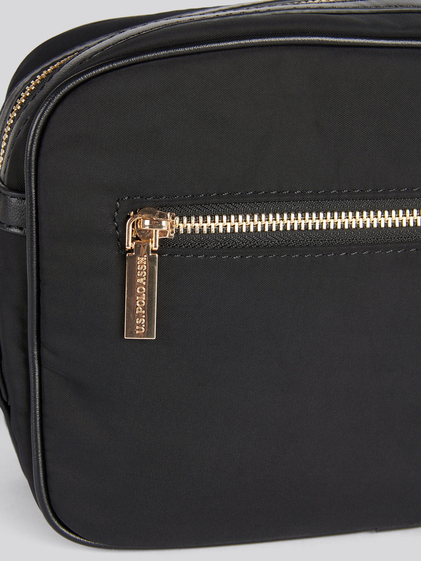 Houston Crossbody poliester/pu czarny