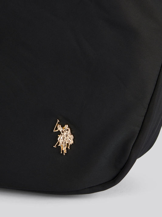 Houston Hobo poliester/pu czarny