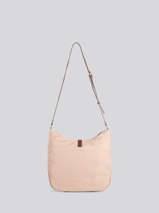 Houston Hobo poliester/pu ciepła taupe