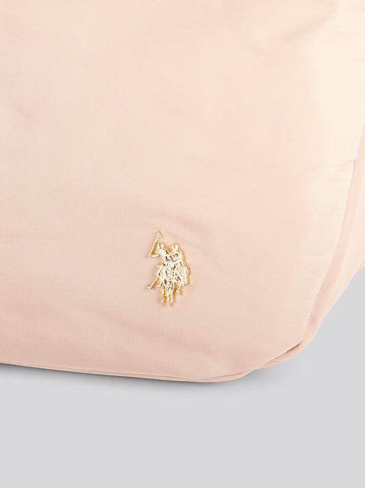 Houston Hobo poliester/pu ciepła taupe