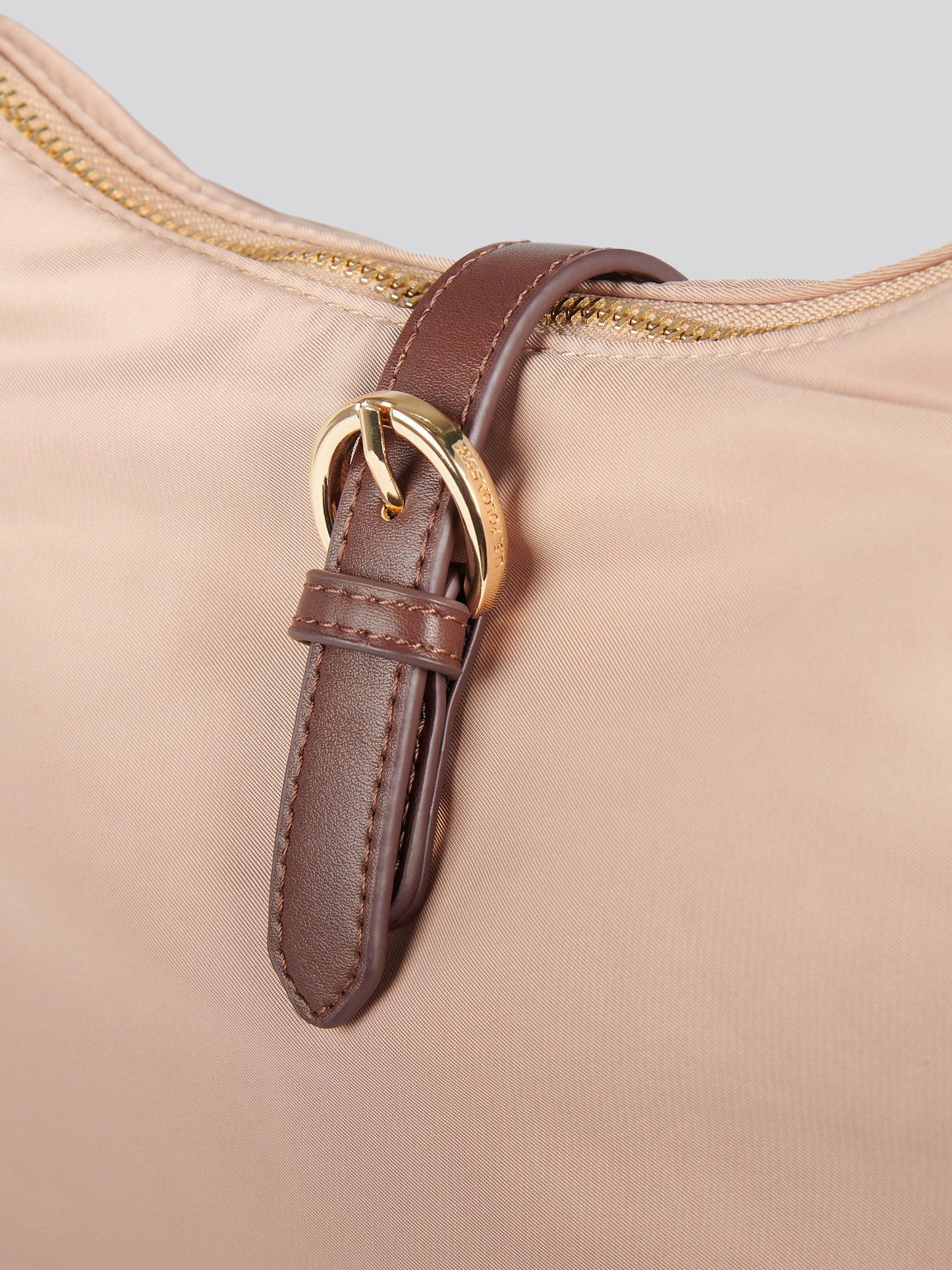 Houston Hobo poliester/pu ciepła taupe