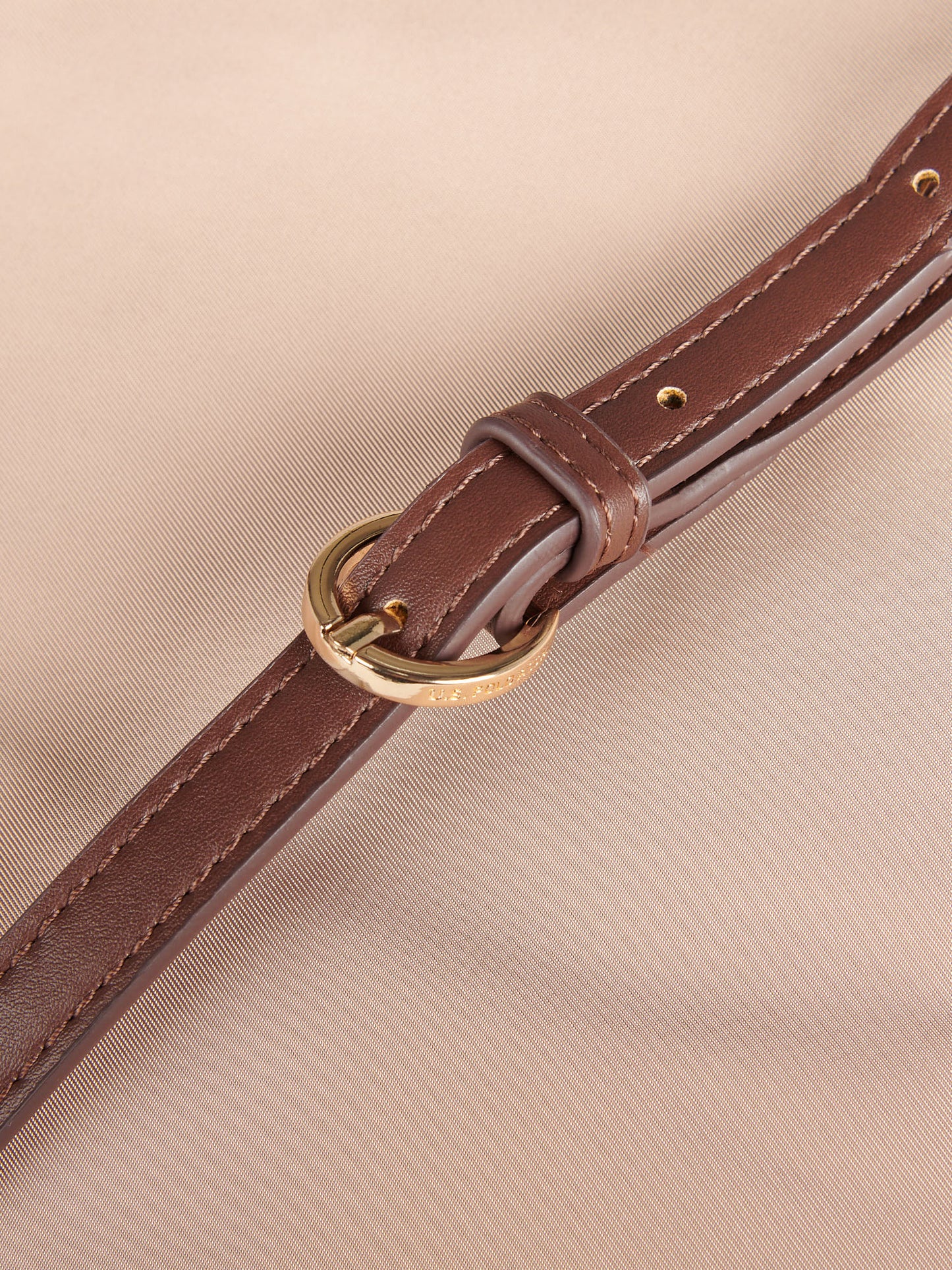 Houston Hobo poliester/pu ciepła taupe