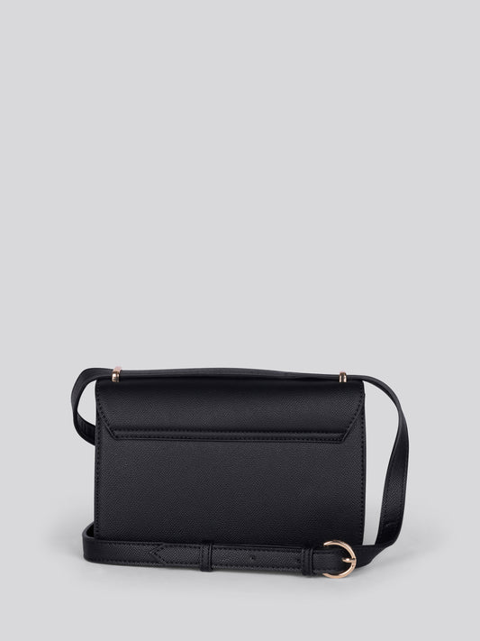 Womens Jones Small Flap Crossbody Bag Black