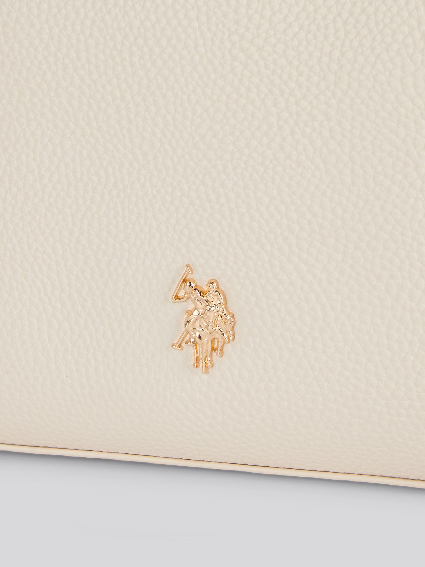 Womens Mansion Double Zip Crossbody Bag Off White