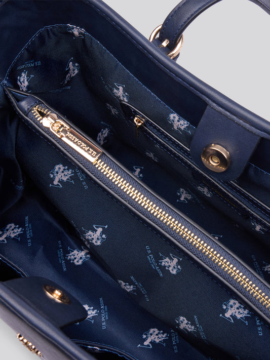 Womens Blackstone Shopping Bag Navy