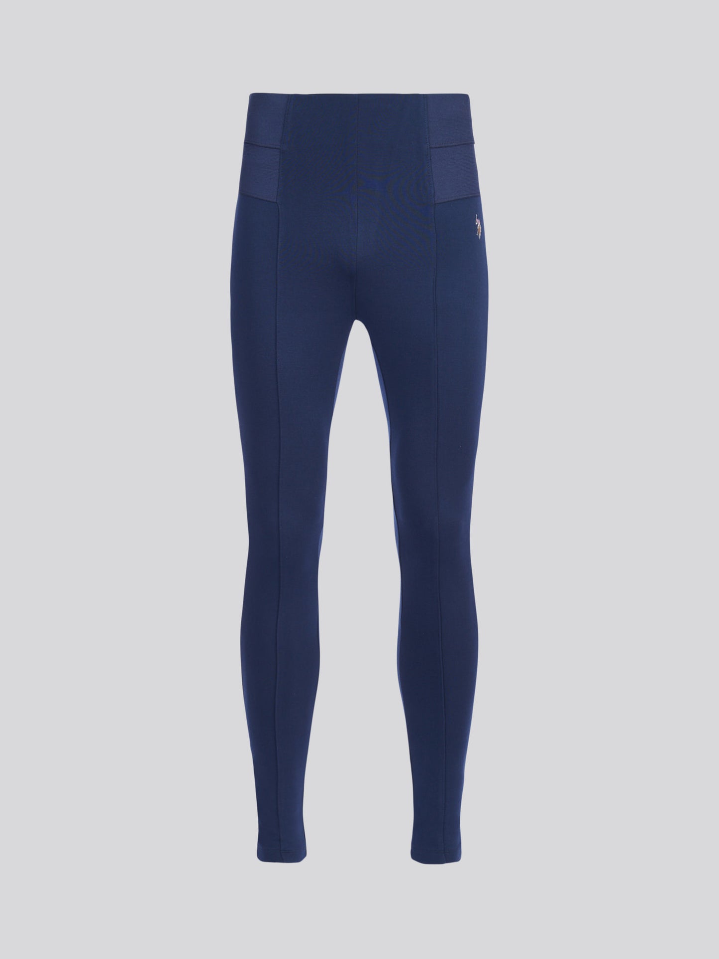 Womens Elastic Waistband Legging in Navy Iris