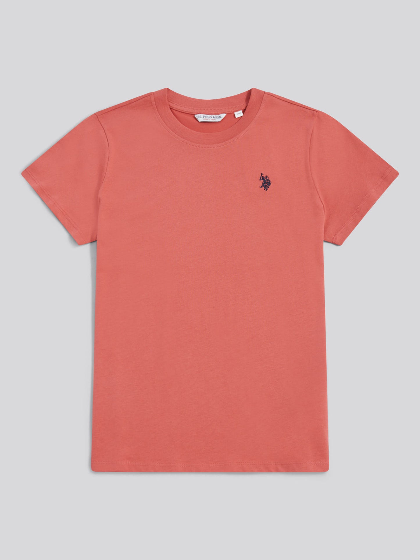 Womens Crew Neck T-Shirt Mineral Red