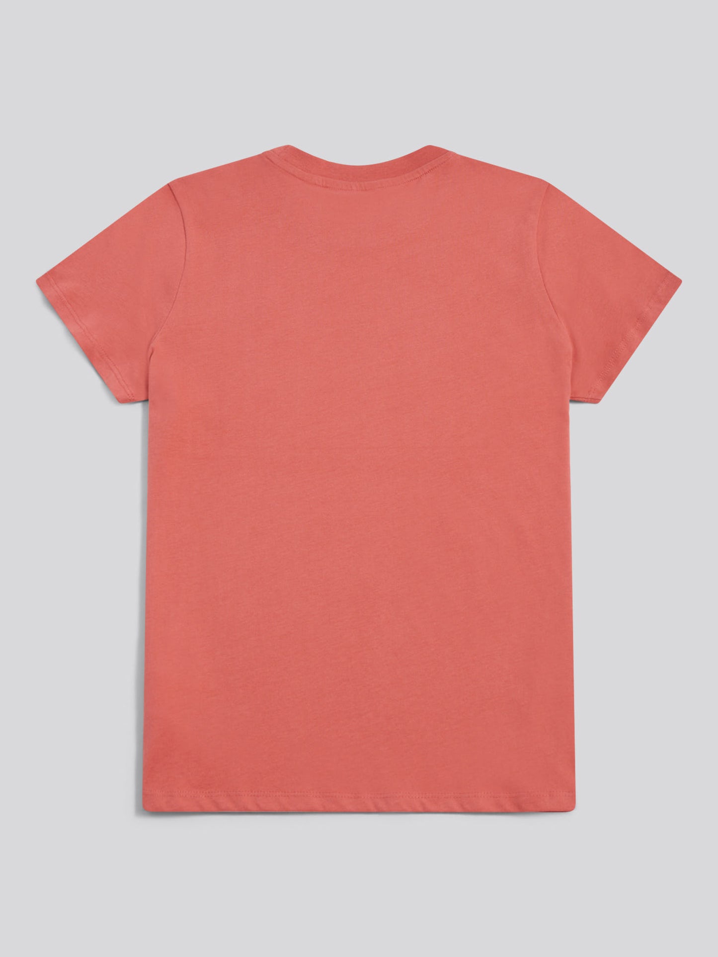 Womens Crew Neck T-Shirt Mineral Red