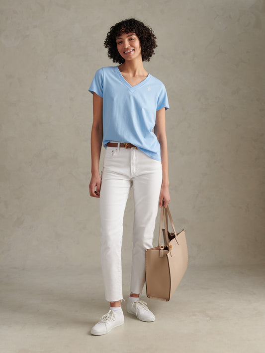 Womens V-Neck T-Shirt Open Air