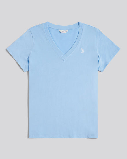 Womens V-Neck T-Shirt in Open Air