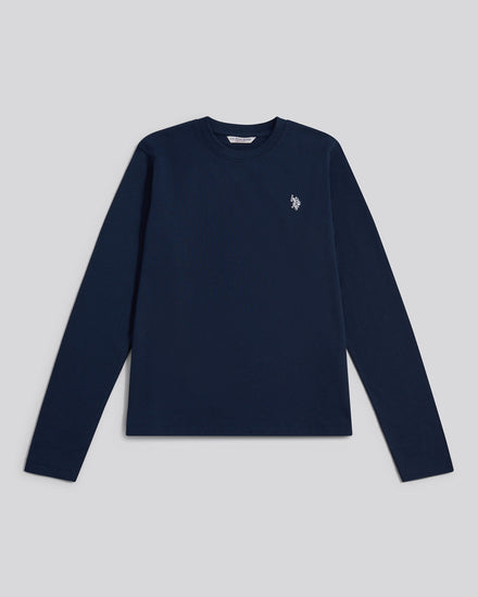 Womens Long Sleeve T-Shirt in Navy Iris