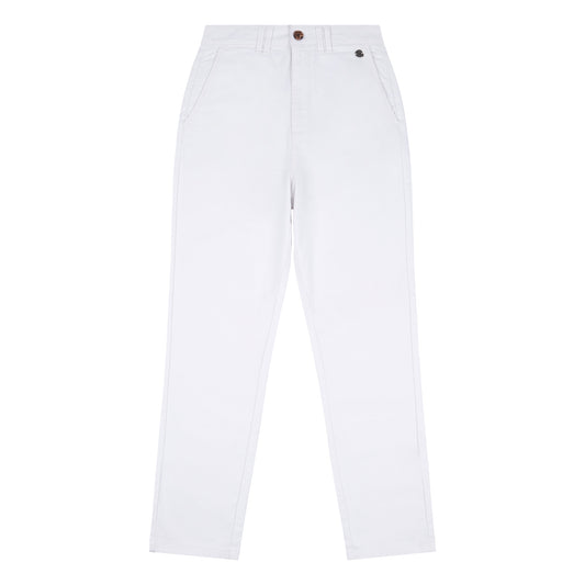 Womens Chino Trousers Bright White