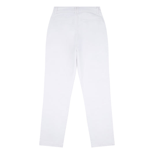 Womens Chino Trousers Bright White