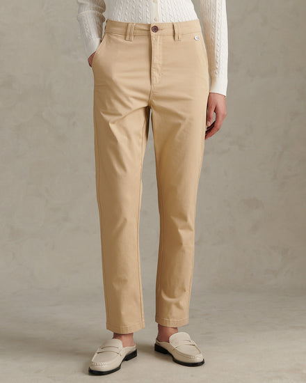 Womens Chino Trousers Irish Cream