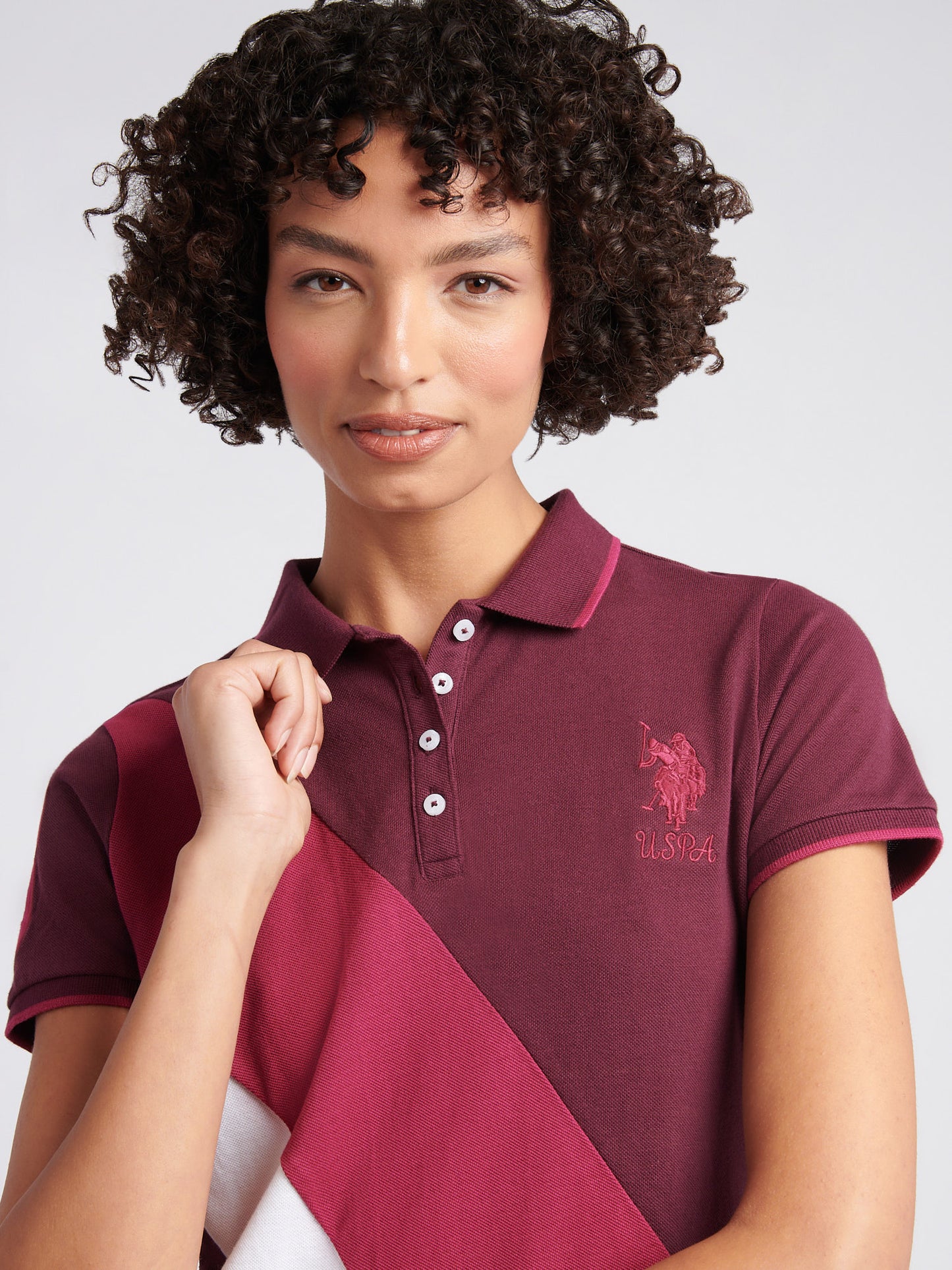Women Sash Player 3 Polo Shirt na figie