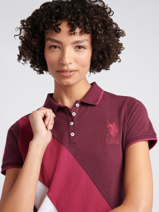 Women Sash Player 3 Polo Shirt na figie
