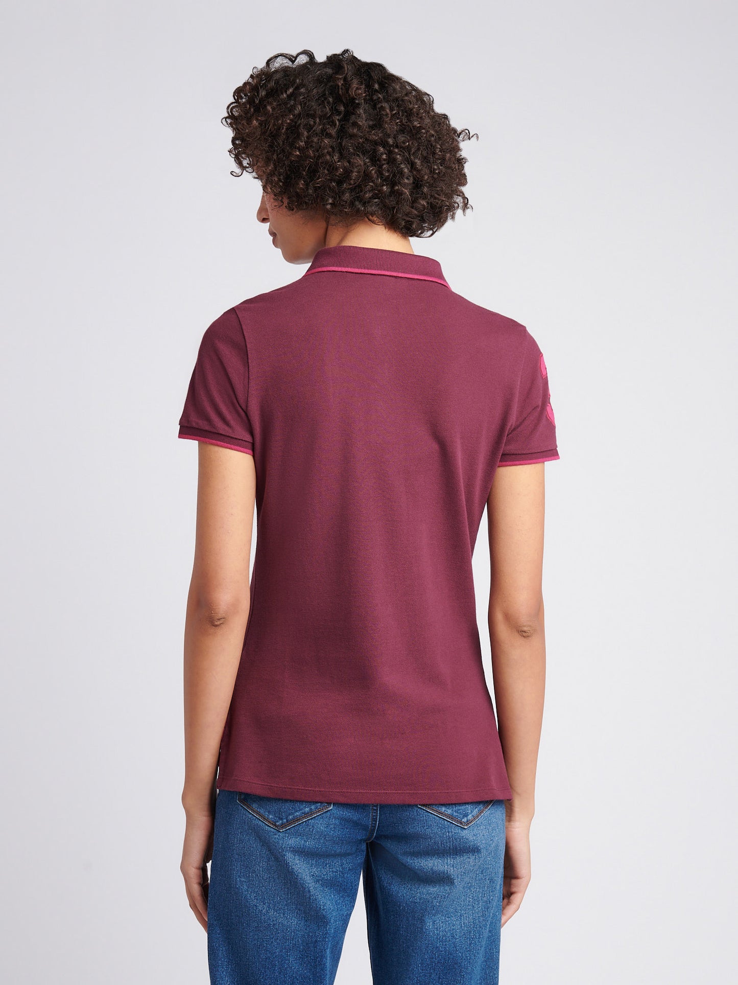 Women Sash Player 3 Polo Shirt na figie