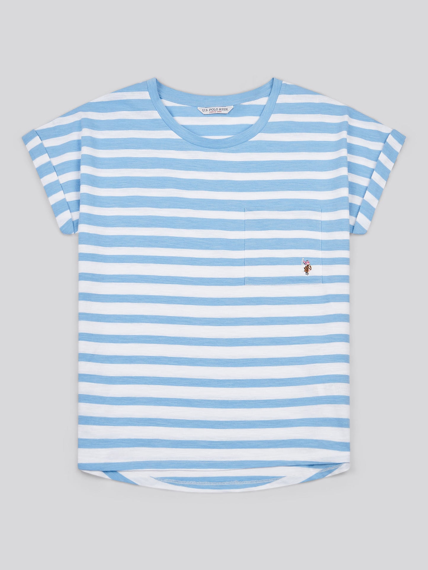 Koszulka damska slubie w paski w Vista Blue