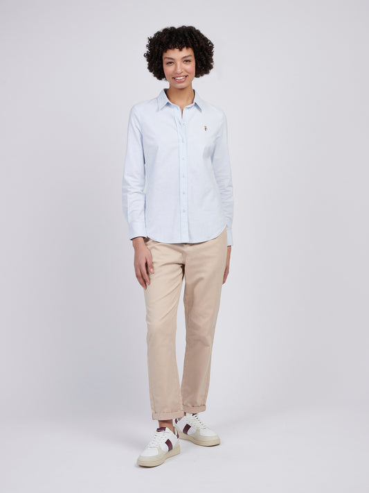 Womens Stripe Stretch Classic Fit Oxford Shirt Windsurfer