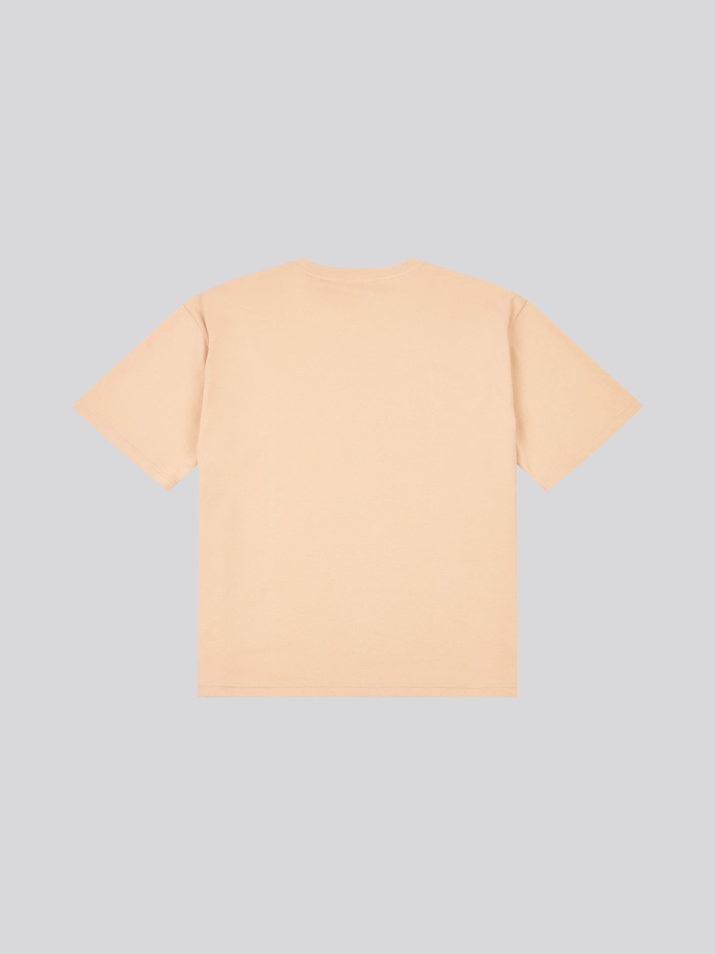 T-shirt damski podwójny jeźdźcy luźne załoga w kubańskim piasku