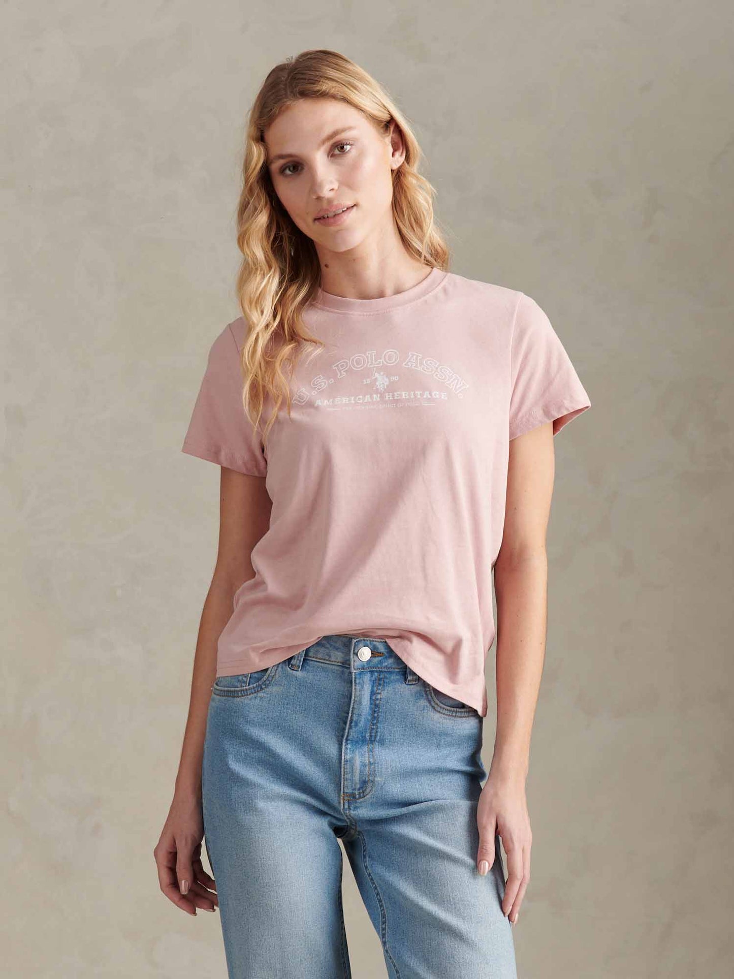 Łukowe graficzne koszulka blada fiolet