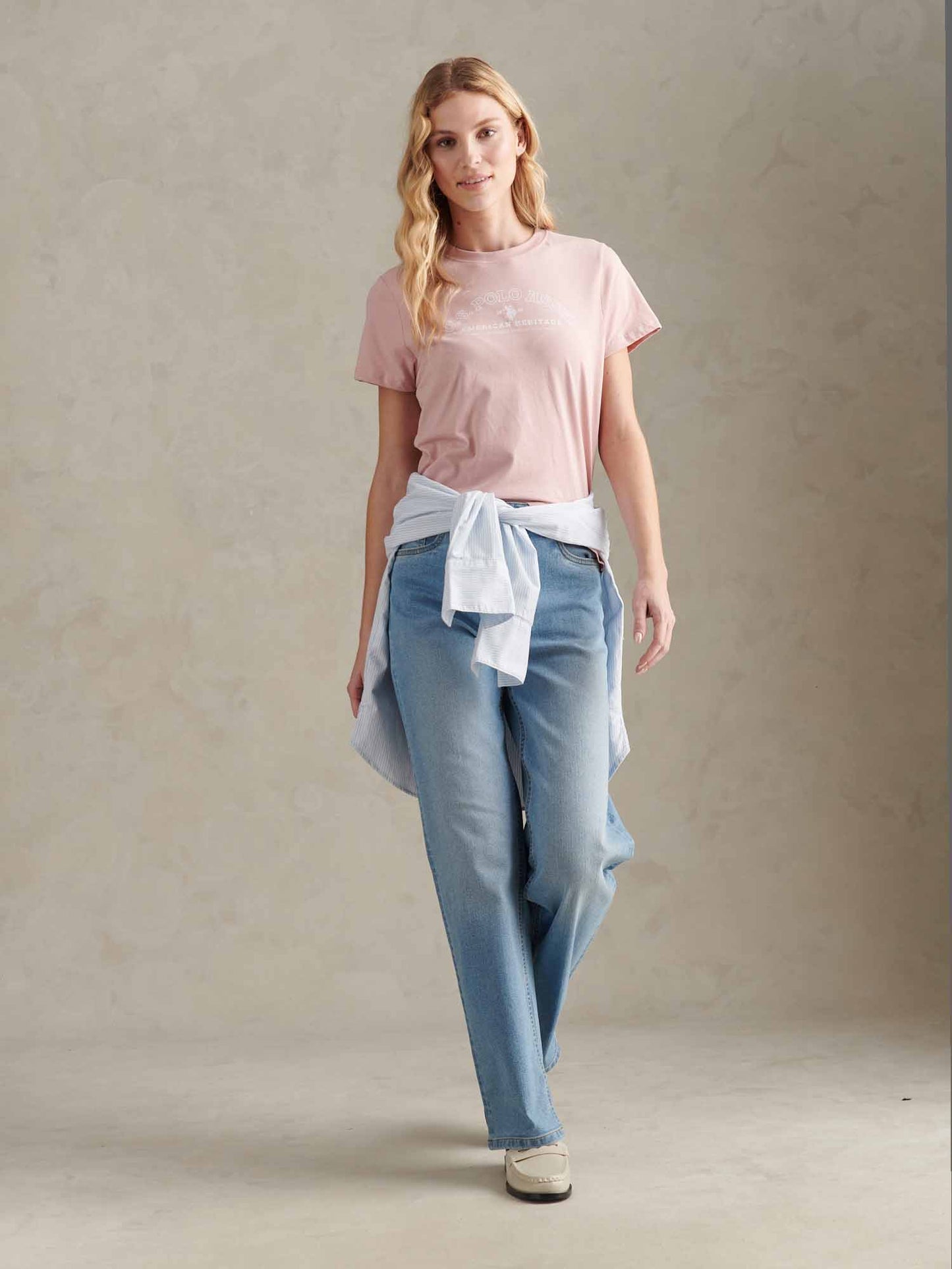 Łukowe graficzne koszulka blada fiolet