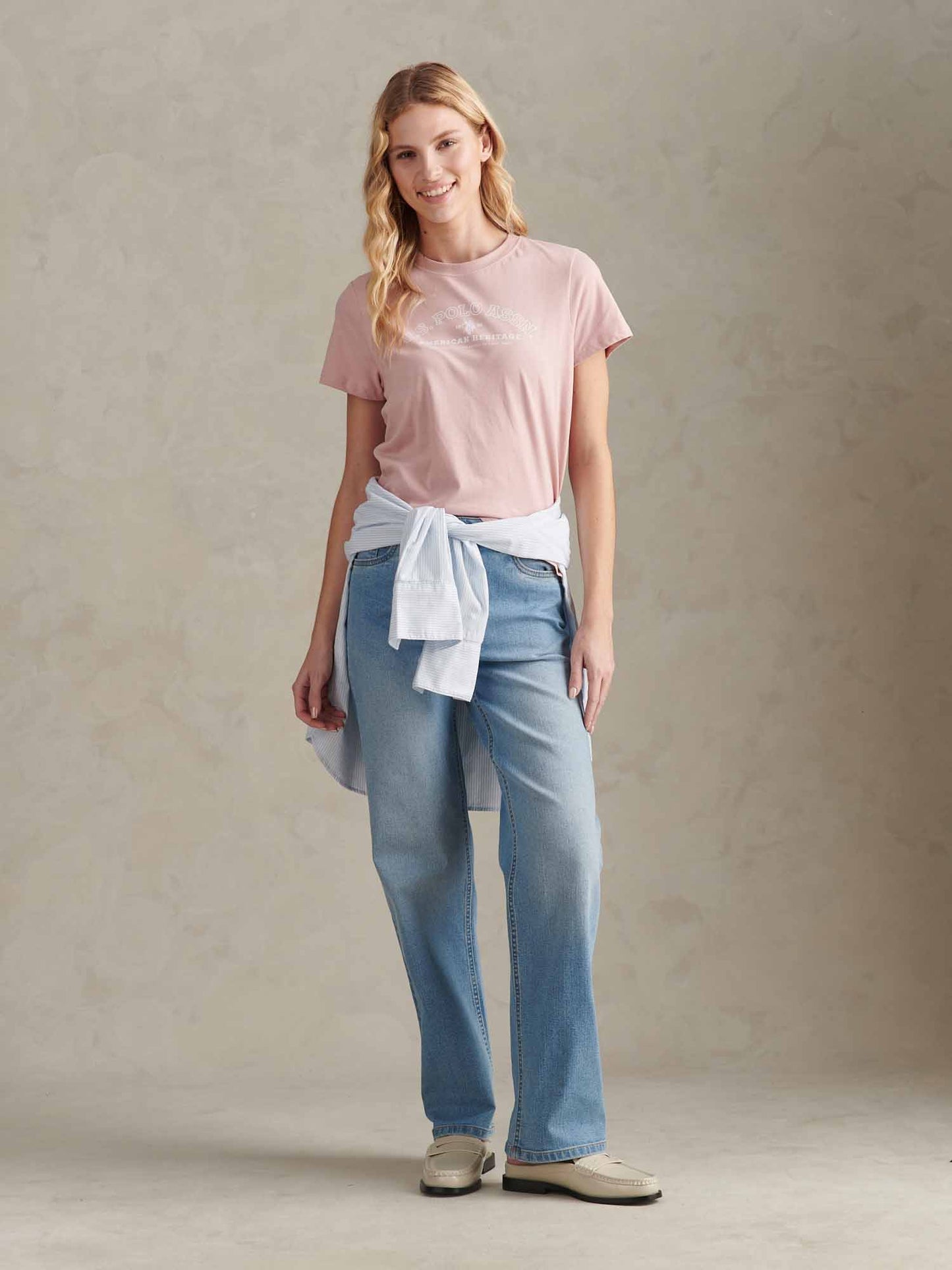 Łukowe graficzne koszulka blada fiolet