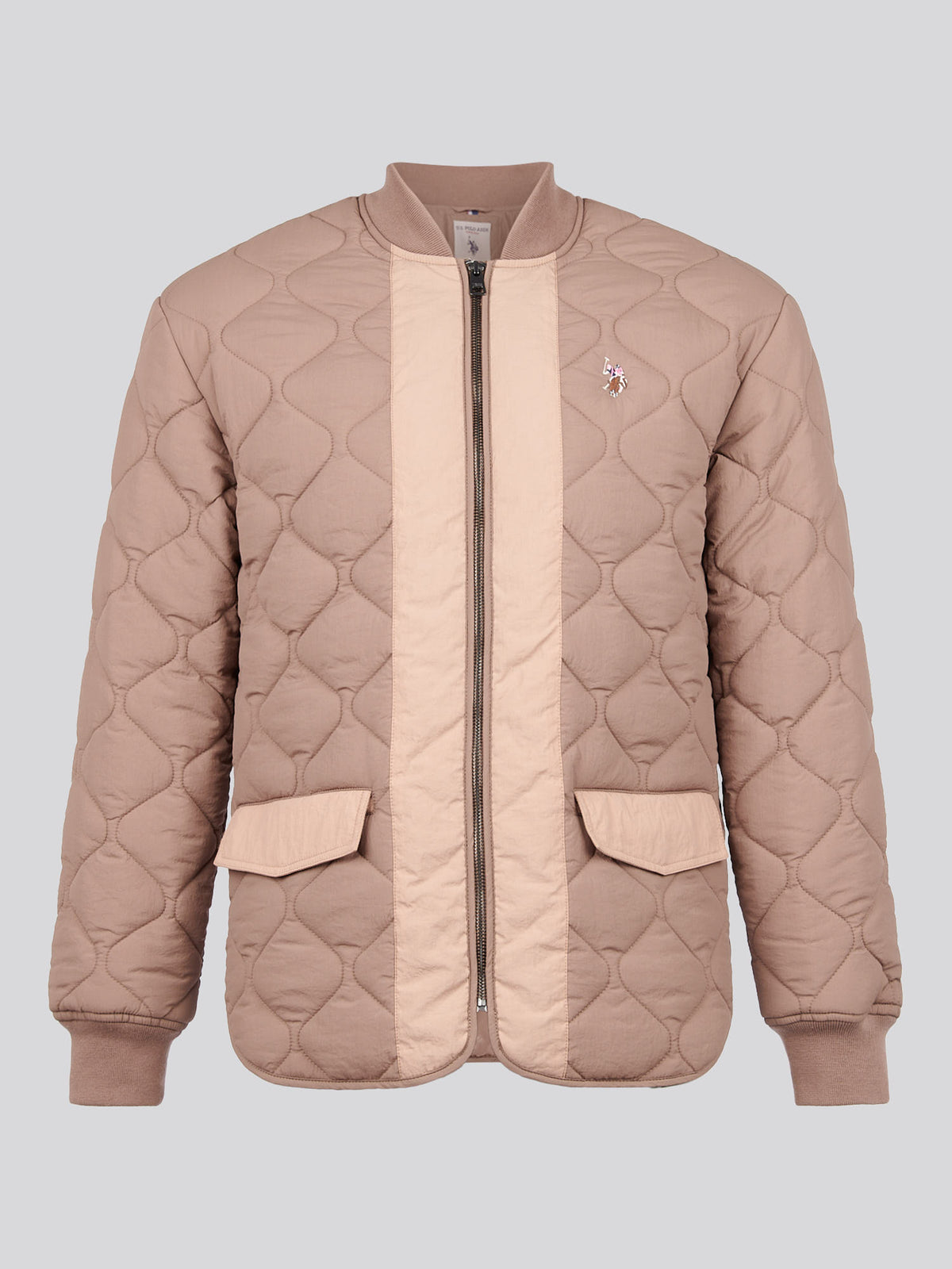 Womens Contrast Bomber Jacket in Leafless Tree