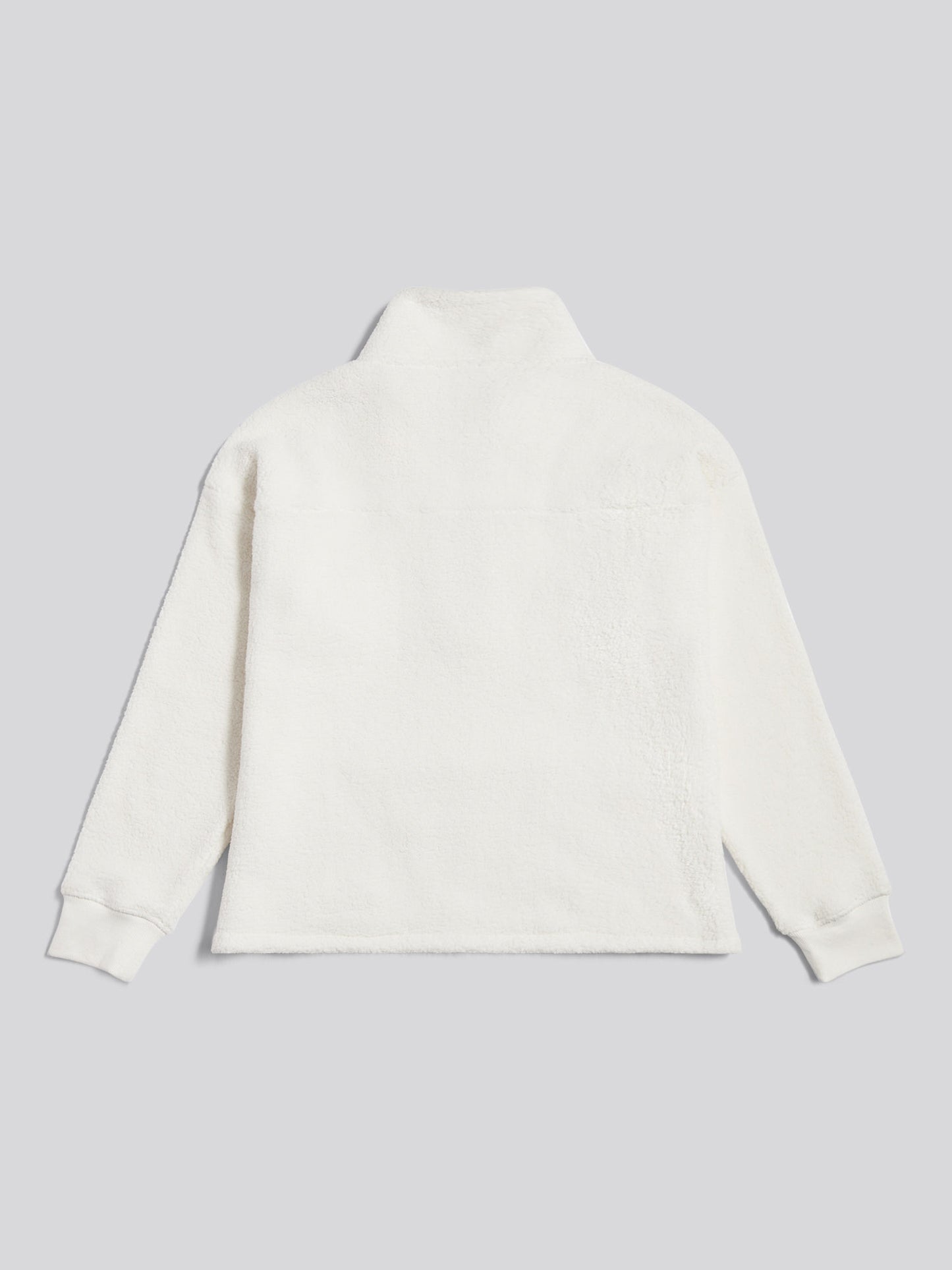 DHM Borg Quarter Zip Marshmallow