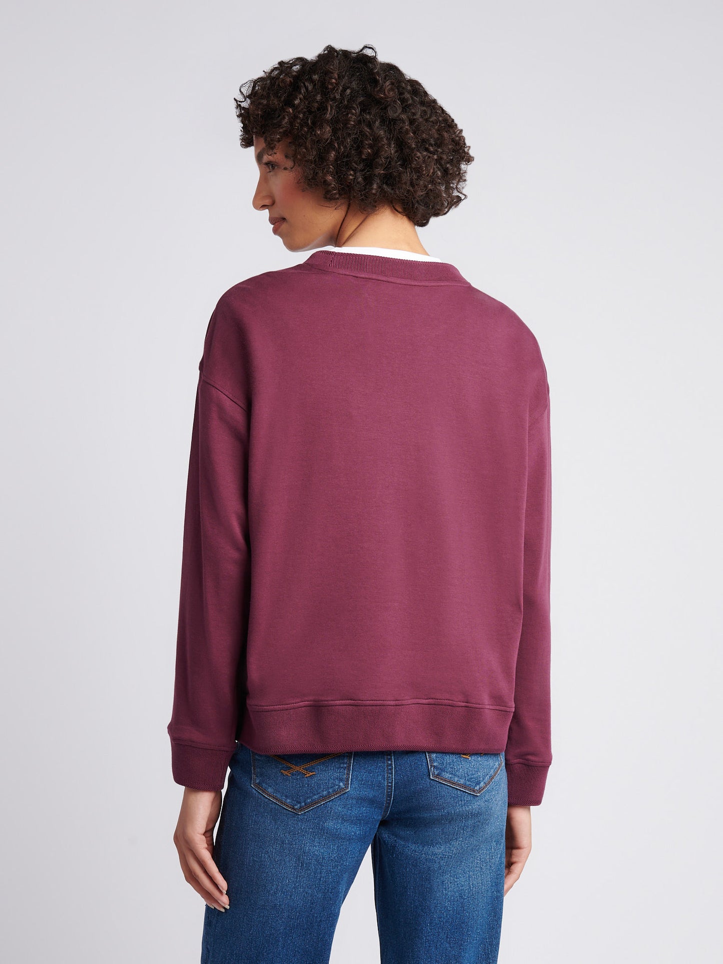 DHM Mallet Graphic Crew Fet Fig