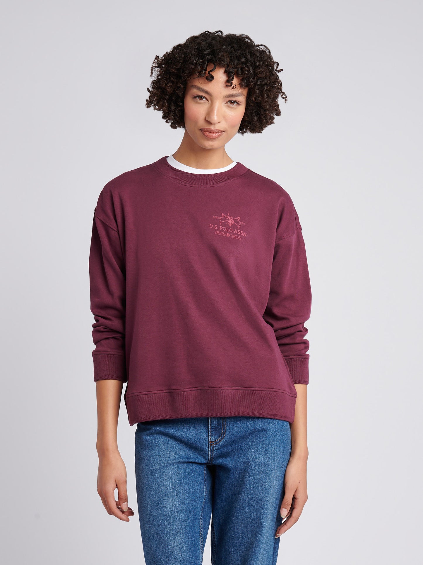 DHM Mallet Graphic Crew Fet Fig