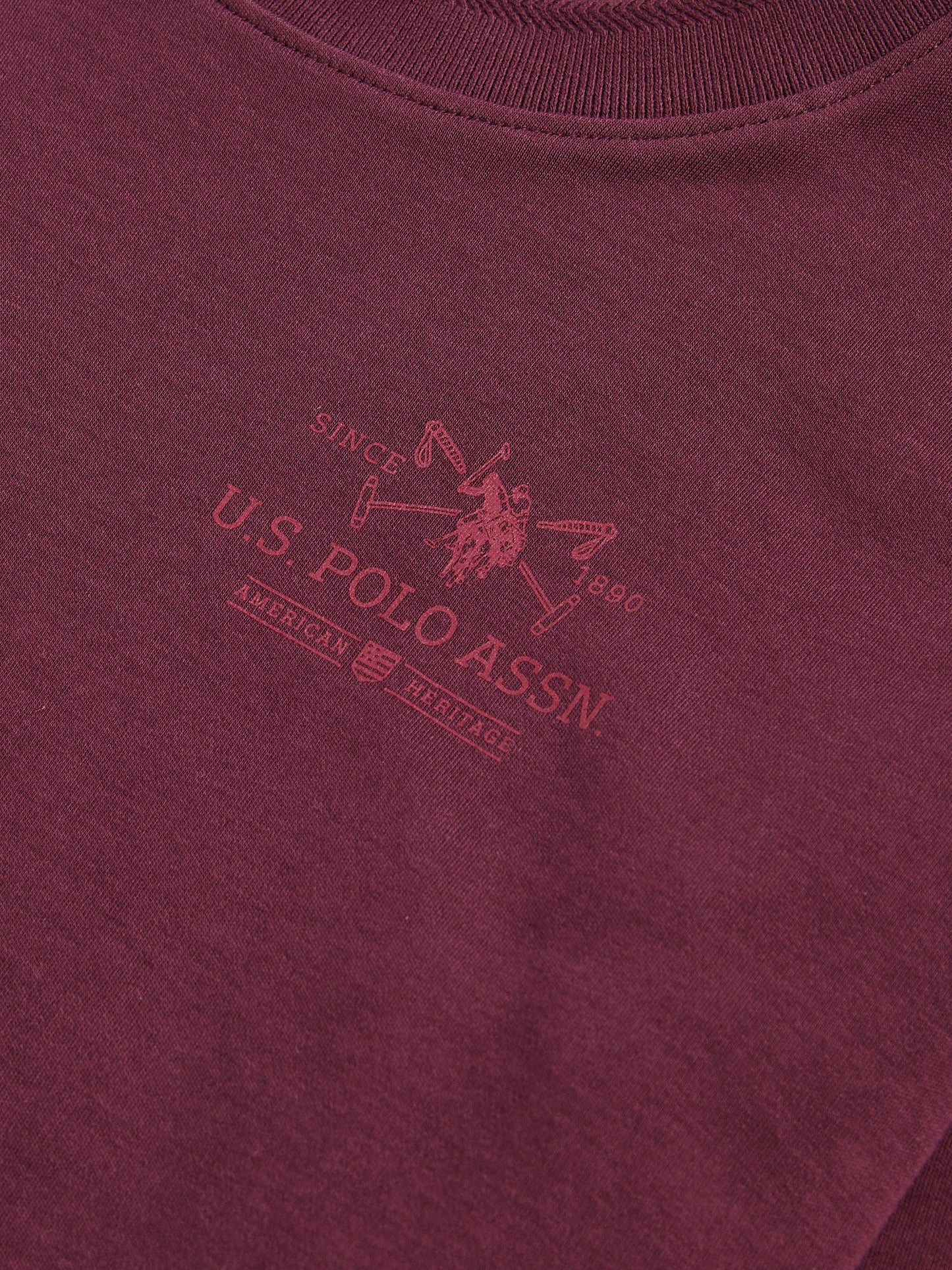 DHM Mallet Graphic Crew Fet Fig