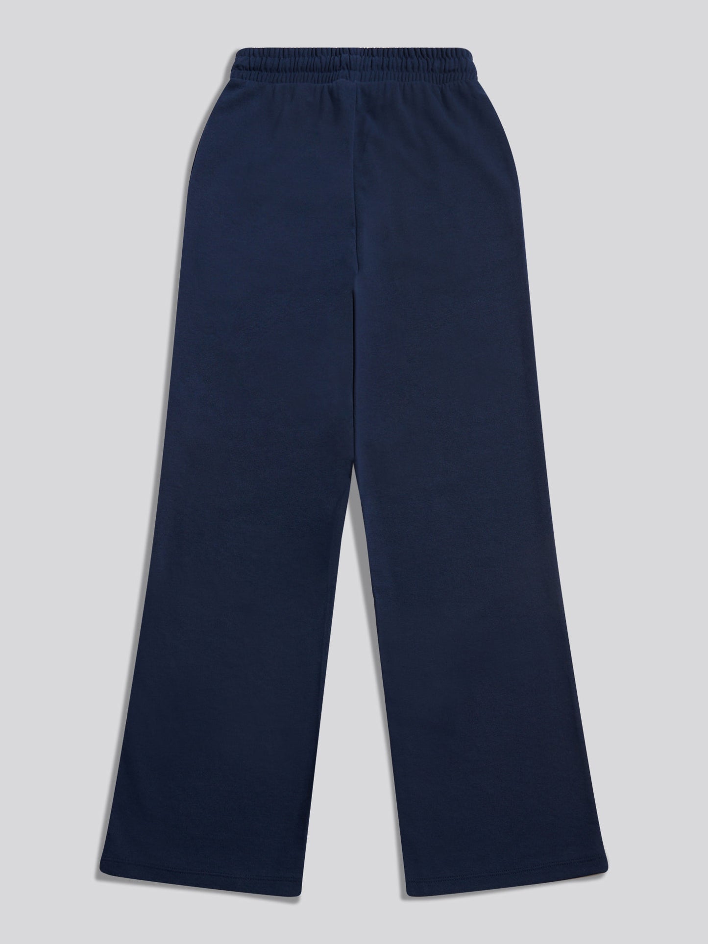 Womens Double Horsemen Wide Leg Jogger in Navy Iris