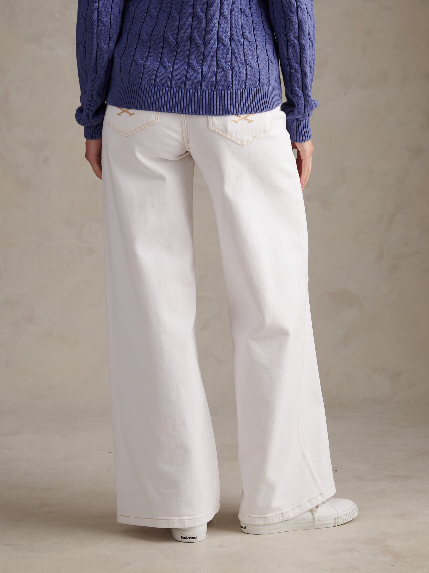 Womens Wide Fit Jean Bright White
