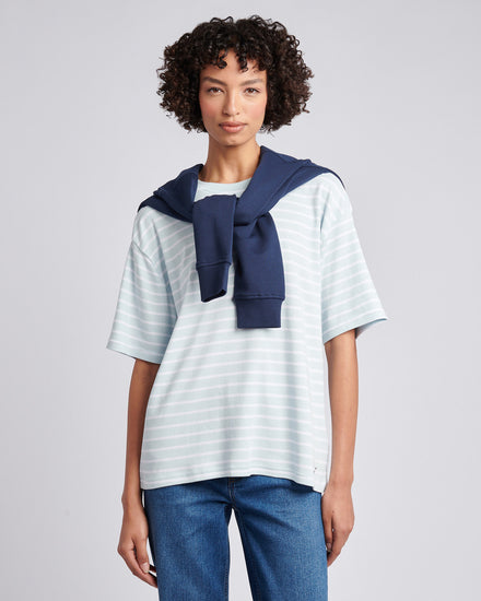 Ciężki do odwrotnego paska luźna załoga ballada na szyi