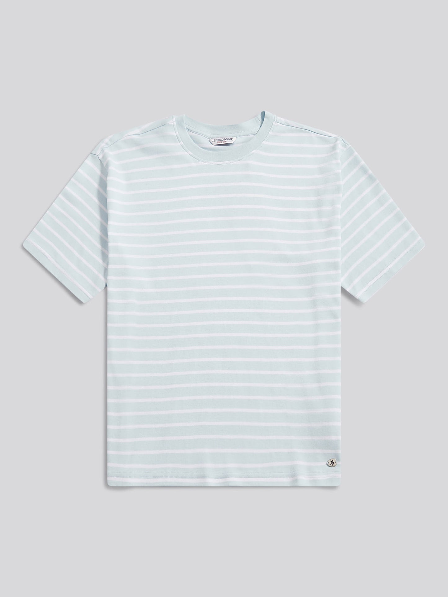 Ciężki do odwrotnego paska luźna załoga ballada na szyi