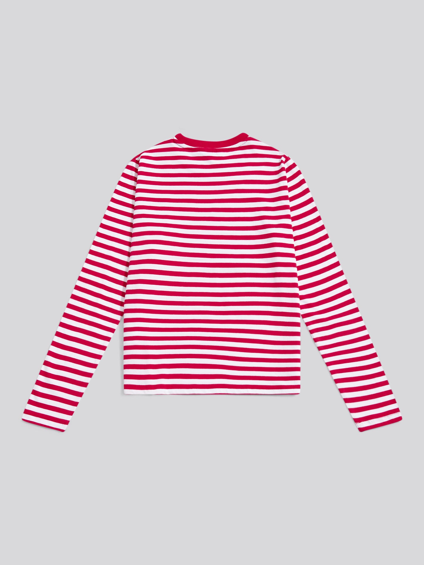 Stripe ls tee jalapeno czerwony
