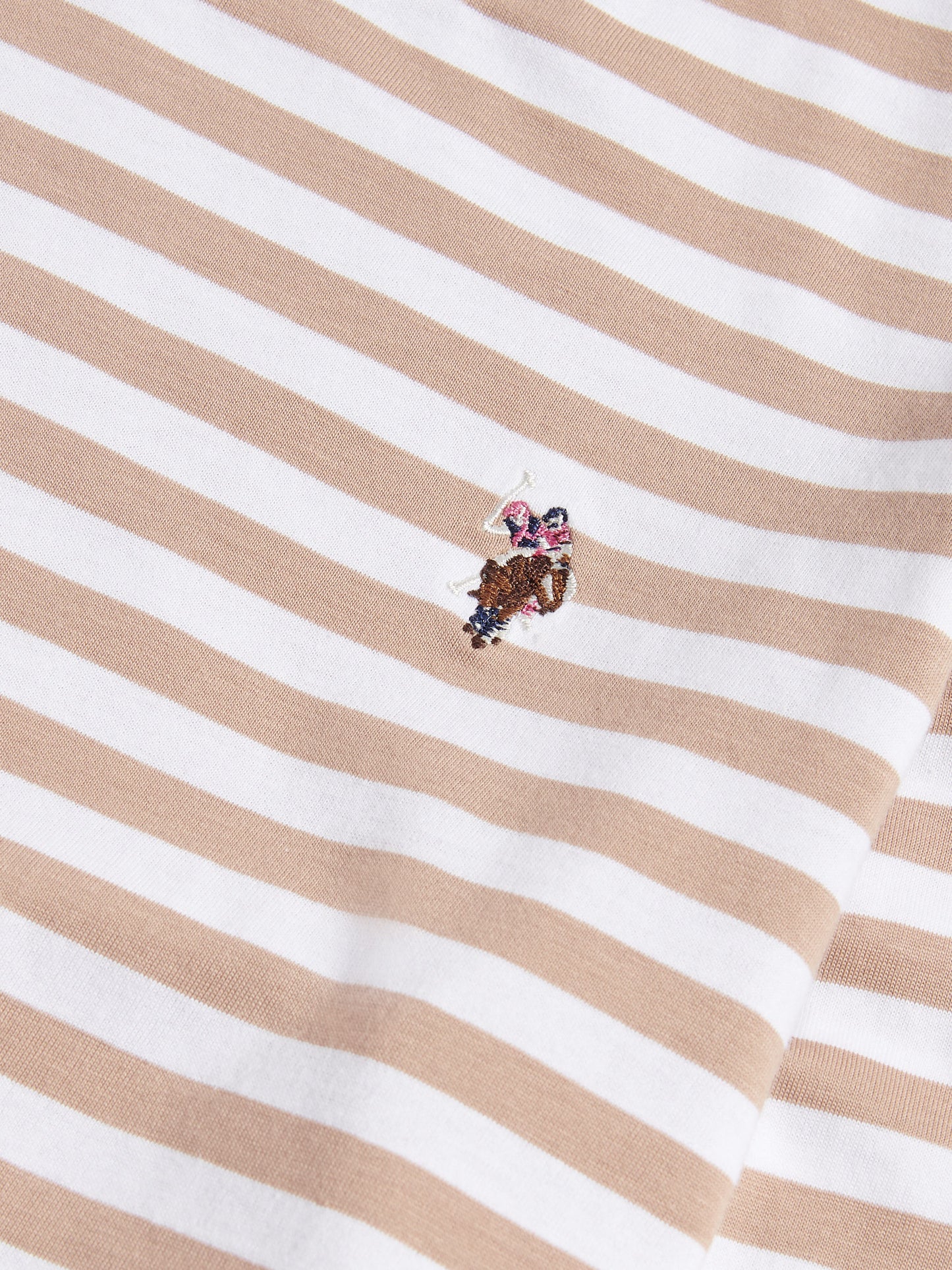 Stripe LS TEE Natural