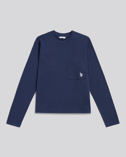 LS Pocket Tee Navy Iris