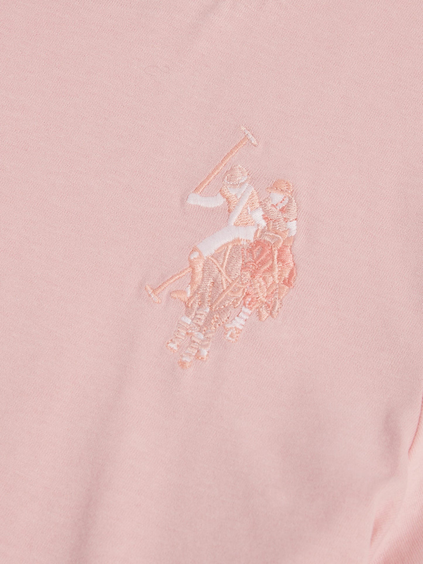 Duży tonalny DHM Emb Crew Seckie Srebrny różowy