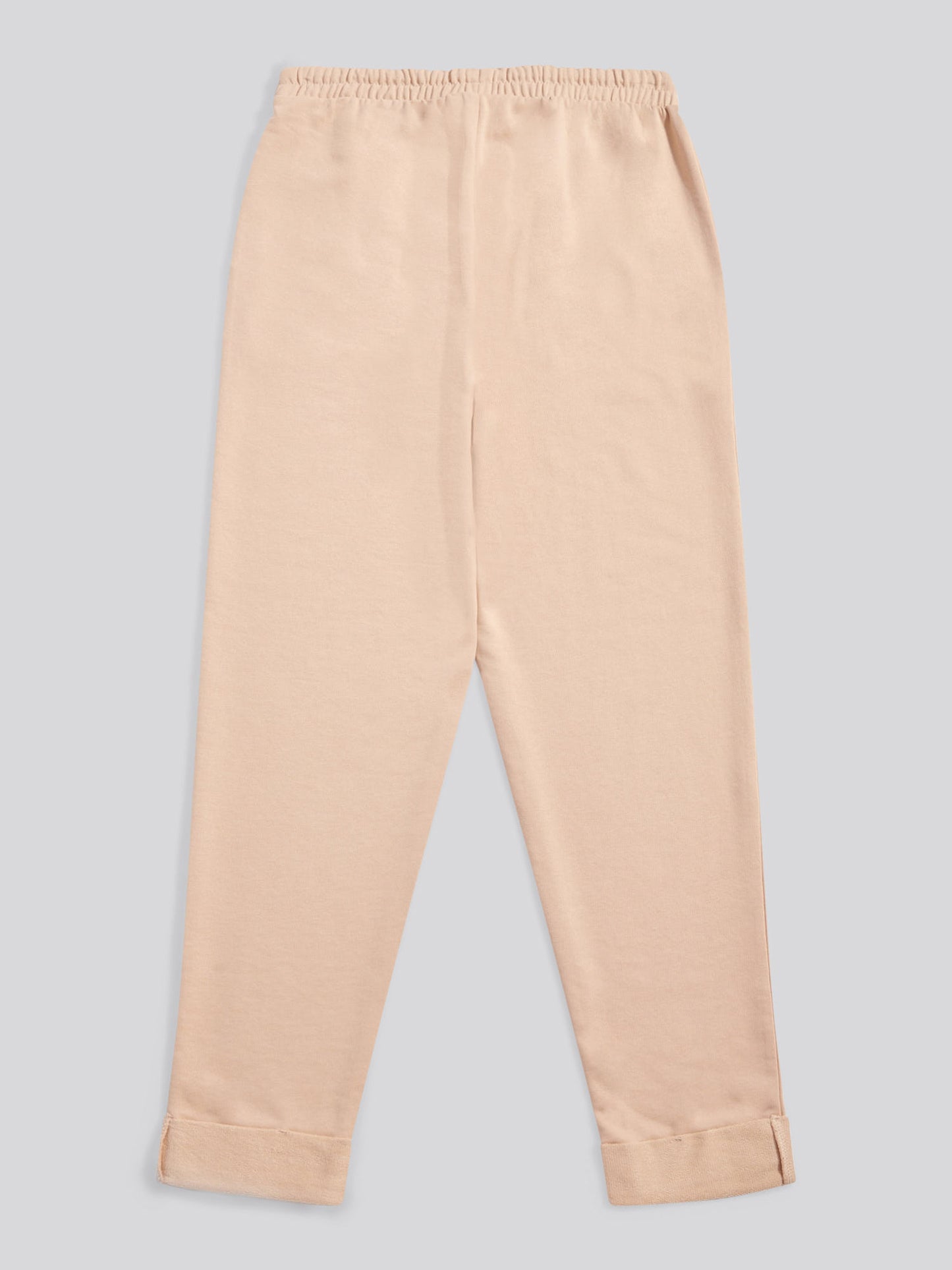 Womens Tonal Double Horsemen Roll Cuff Jogger in Cuban Sand